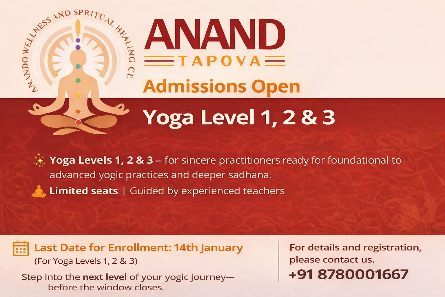 Yoga Admission open 